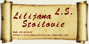 Lilijana Stoilović vizit kartica